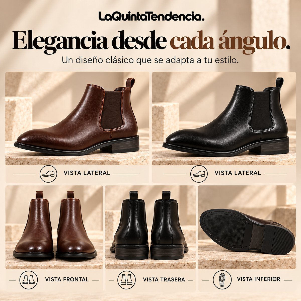 Botines Chelsea Cuero | Elegancia Premium