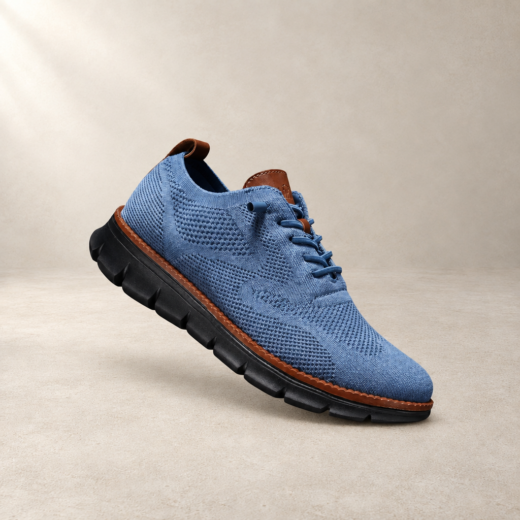 Zapatos transpirables para caminar - Negro-Azul