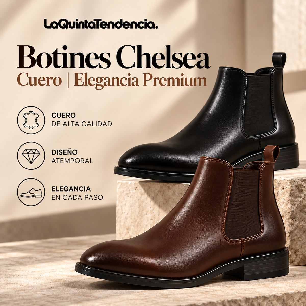 Botines Chelsea Cuero | Elegancia Premium